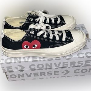Comme Des Garçons Play X Converse unisex Chuck Taylor Black